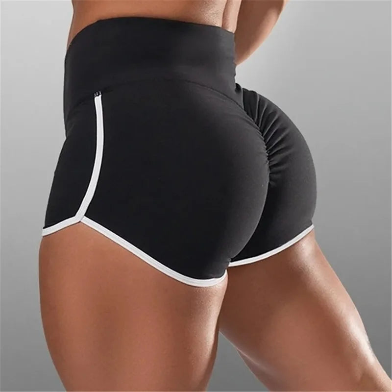 CN Women Yoga Shorts Stretchy Fitness Gym Skinny Shorts