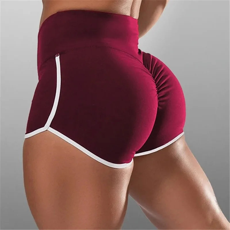 CN Women Yoga Shorts Stretchy Fitness Gym Skinny Shorts