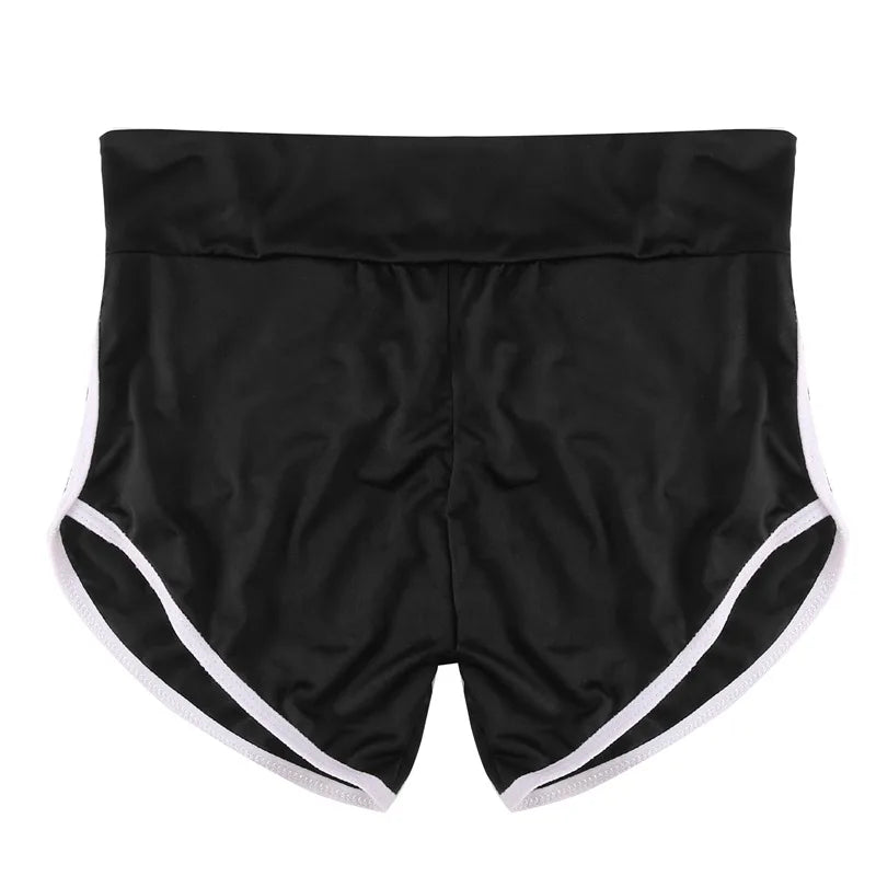 CN Women Yoga Shorts Stretchy Fitness Gym Skinny Shorts