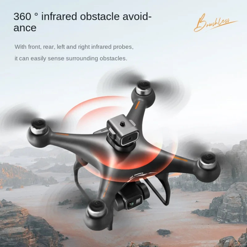 QJ S116 MAX Drone Pro With 3 Batteries 8K Dual Camera
