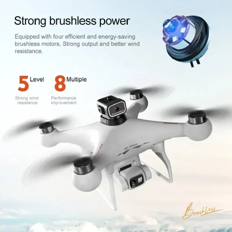QJ S116 MAX Drone Pro With 3 Batteries 8K Dual Camera