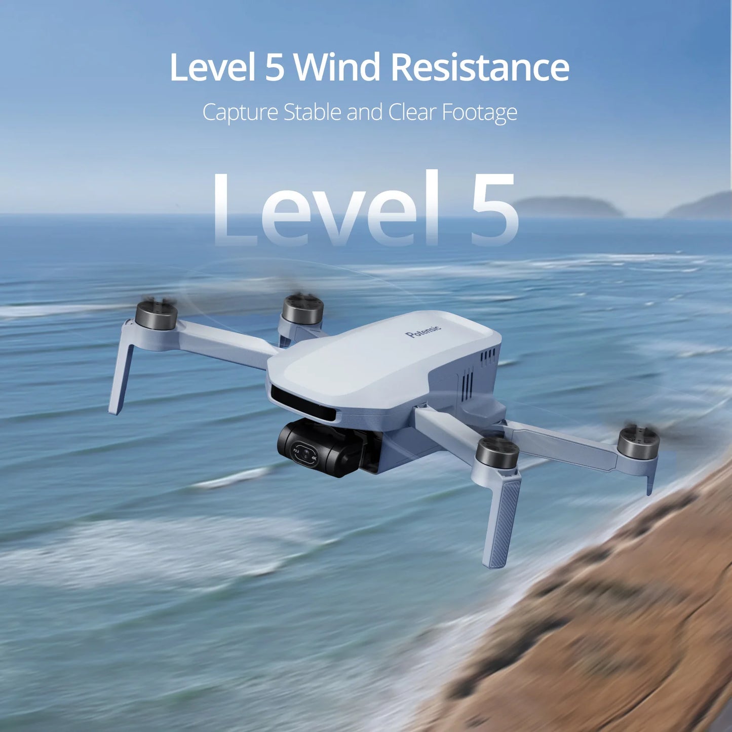 Potensic C0 Mini Drone 3 Axis Gimbal 6KM GPS 4K Camera
