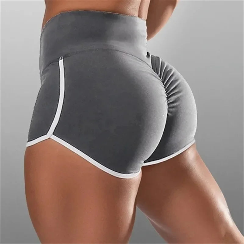 CN Women Yoga Shorts Stretchy Fitness Gym Skinny Shorts