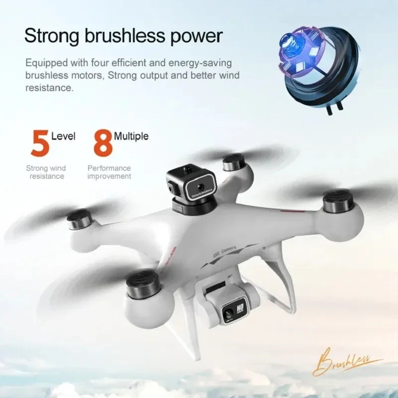 QJ S116 Max Drone Pro 3 Batteries Optical Flow WiFi FPV