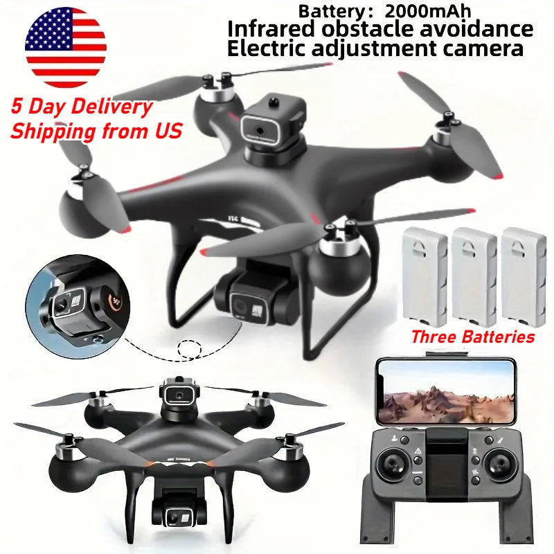 QJ S116 Max Drone Pro 3 Batteries Optical Flow WiFi FPV