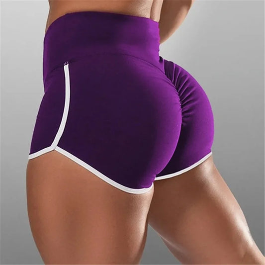 CN Women Yoga Shorts Stretchy Fitness Gym Skinny Shorts