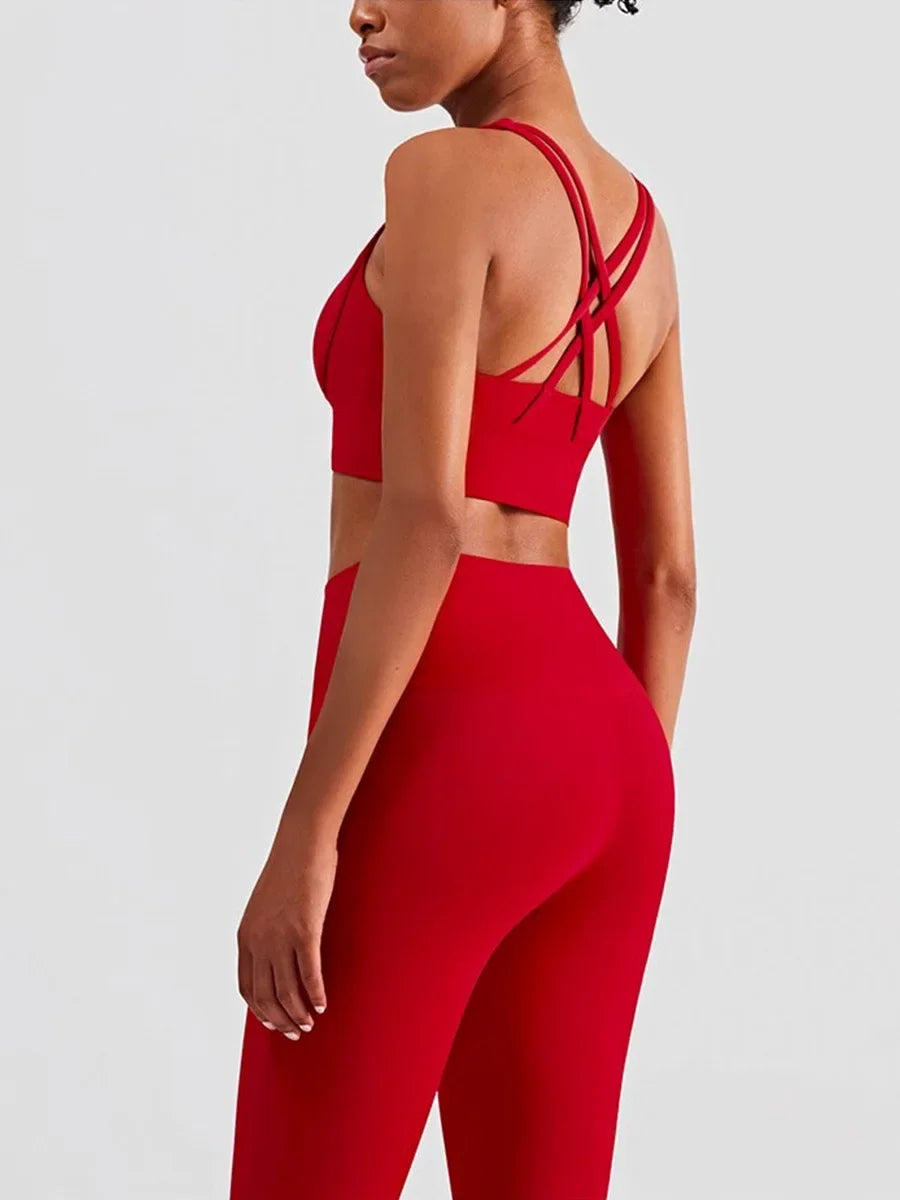 Zhejiang Women 2 Piece Yoga Tracksuit Set Bra Leggings