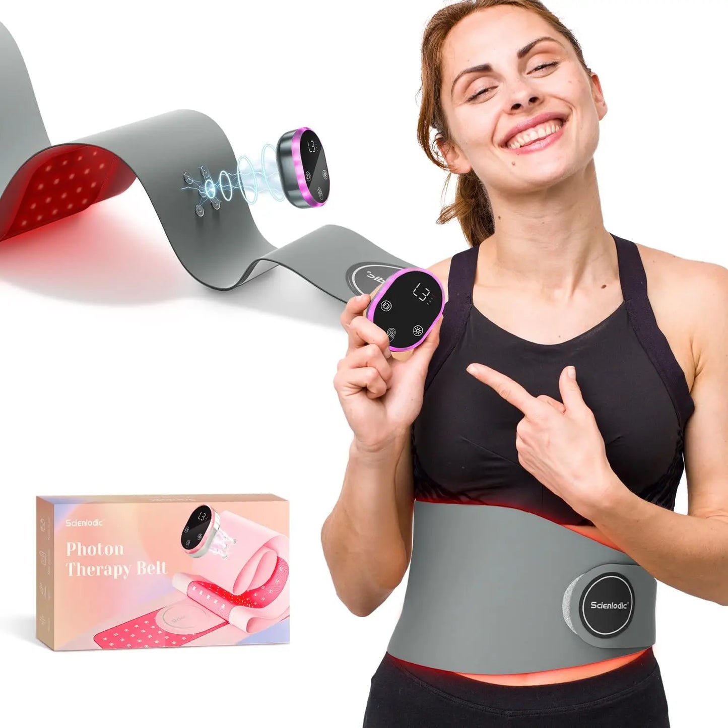 XceeFit Red Light Therapy Waist Pad 850nm 660nm Infrared