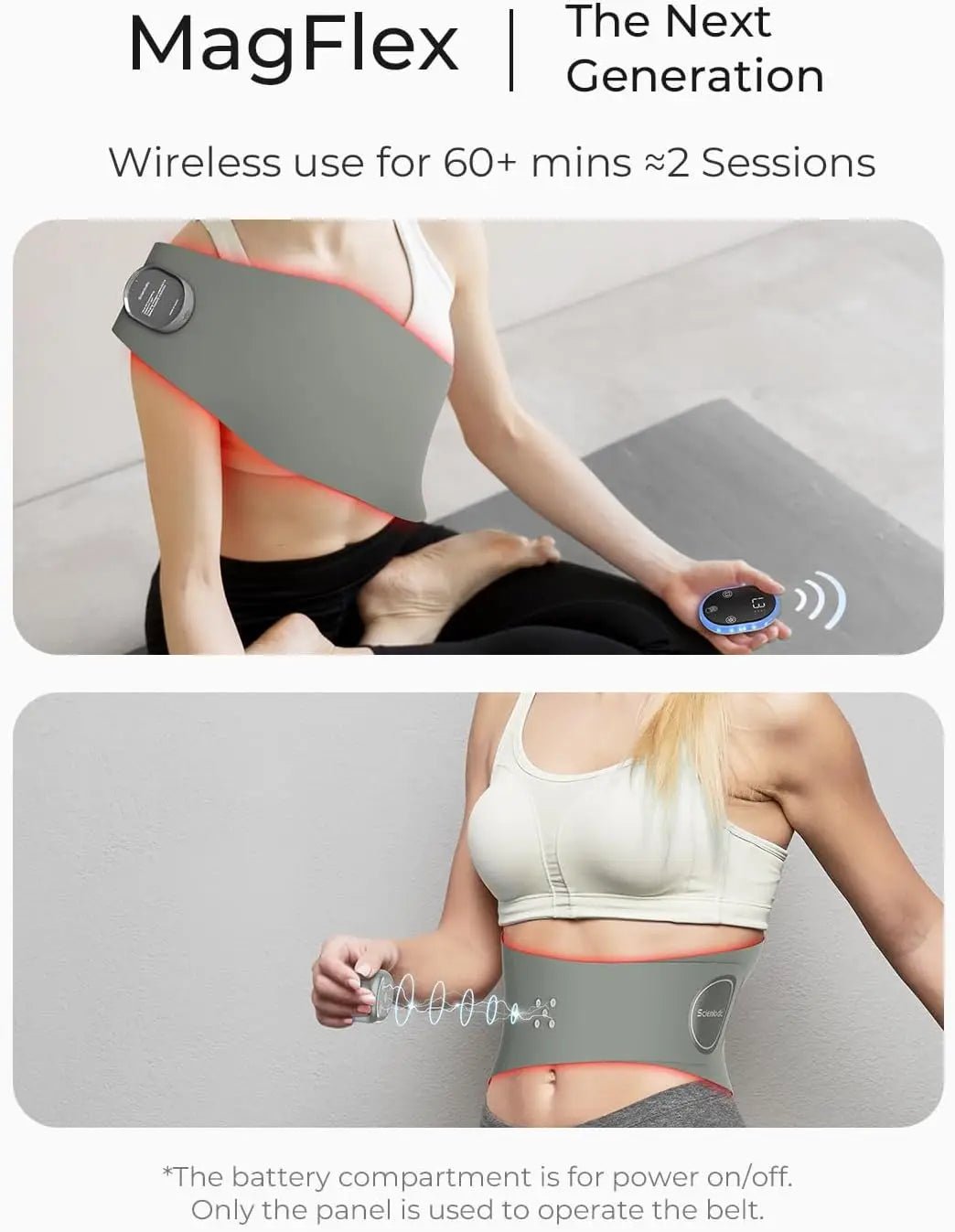 XceeFit Red Light Therapy Waist Pad 850nm 660nm Infrared